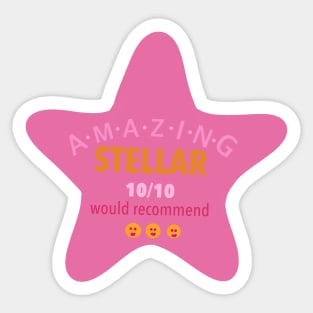 Good Job Star Sticker